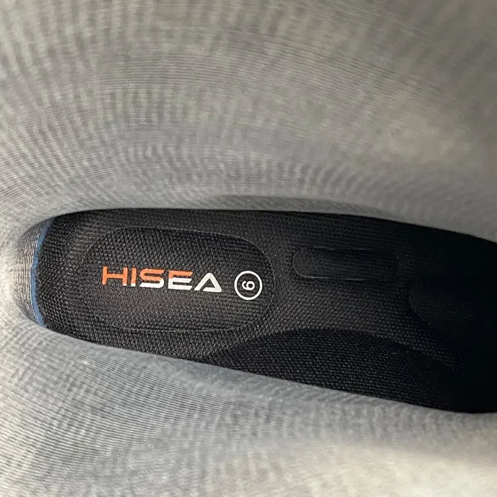 HISEA Tall Work Boots Men 9 / Women 10 Black Waterproof Steel Toe Safety